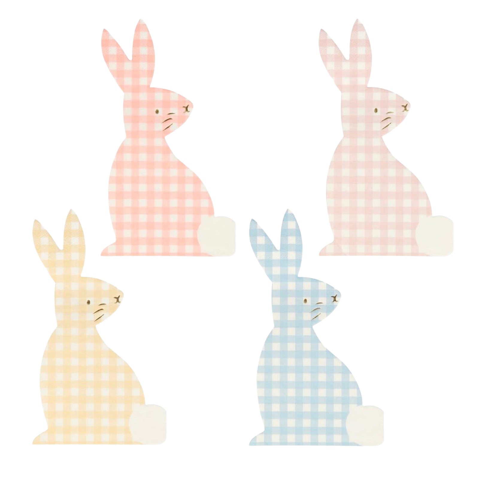 Meri Meri Party Gingham Bunny Napkins