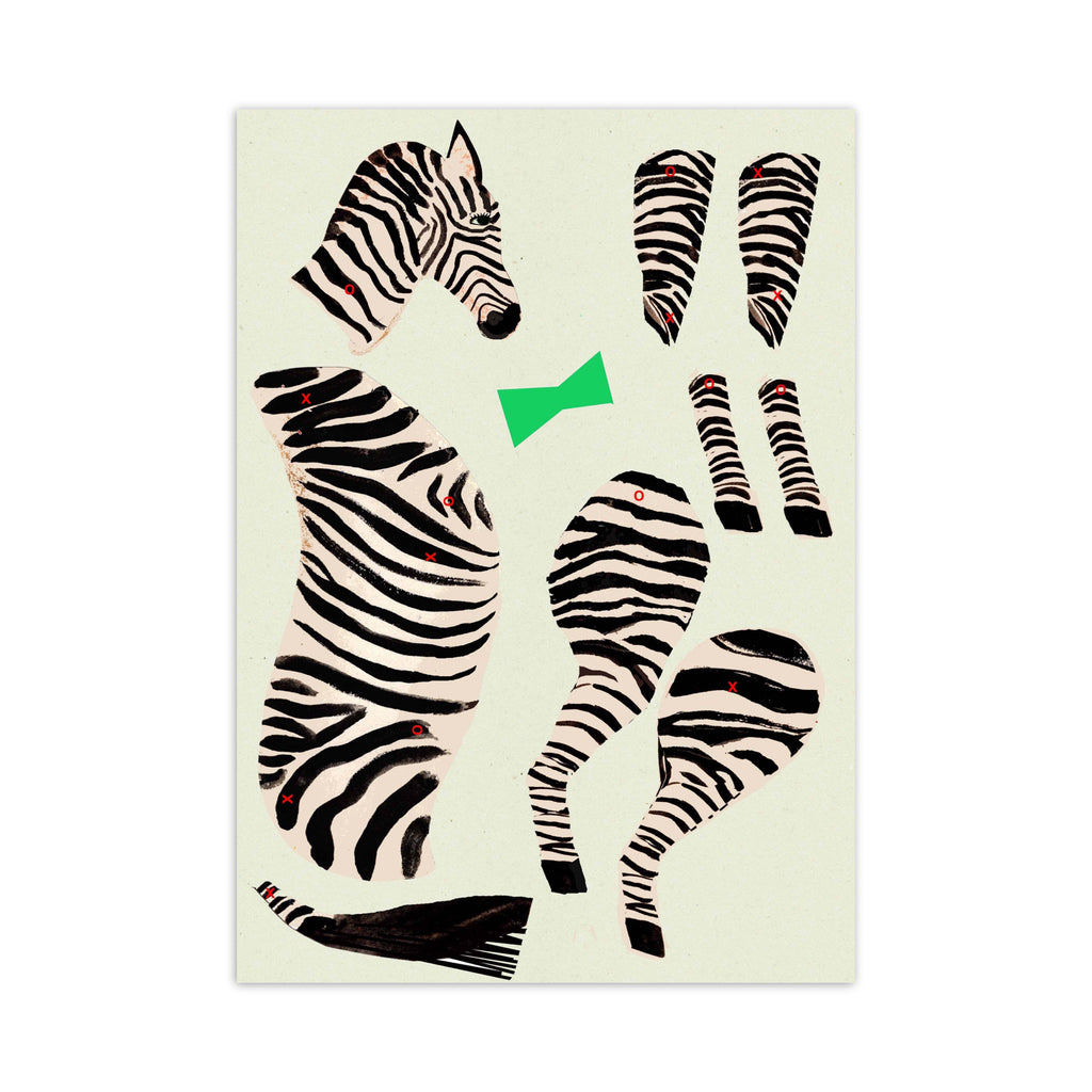 Cut & Make Paper Zebra