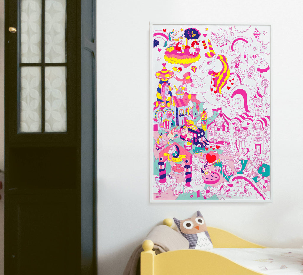 Unicorn Giant Coloring Poster