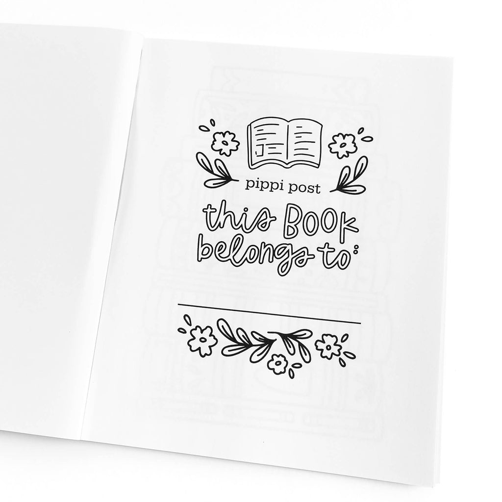 A Coloring Book For Book Lovers