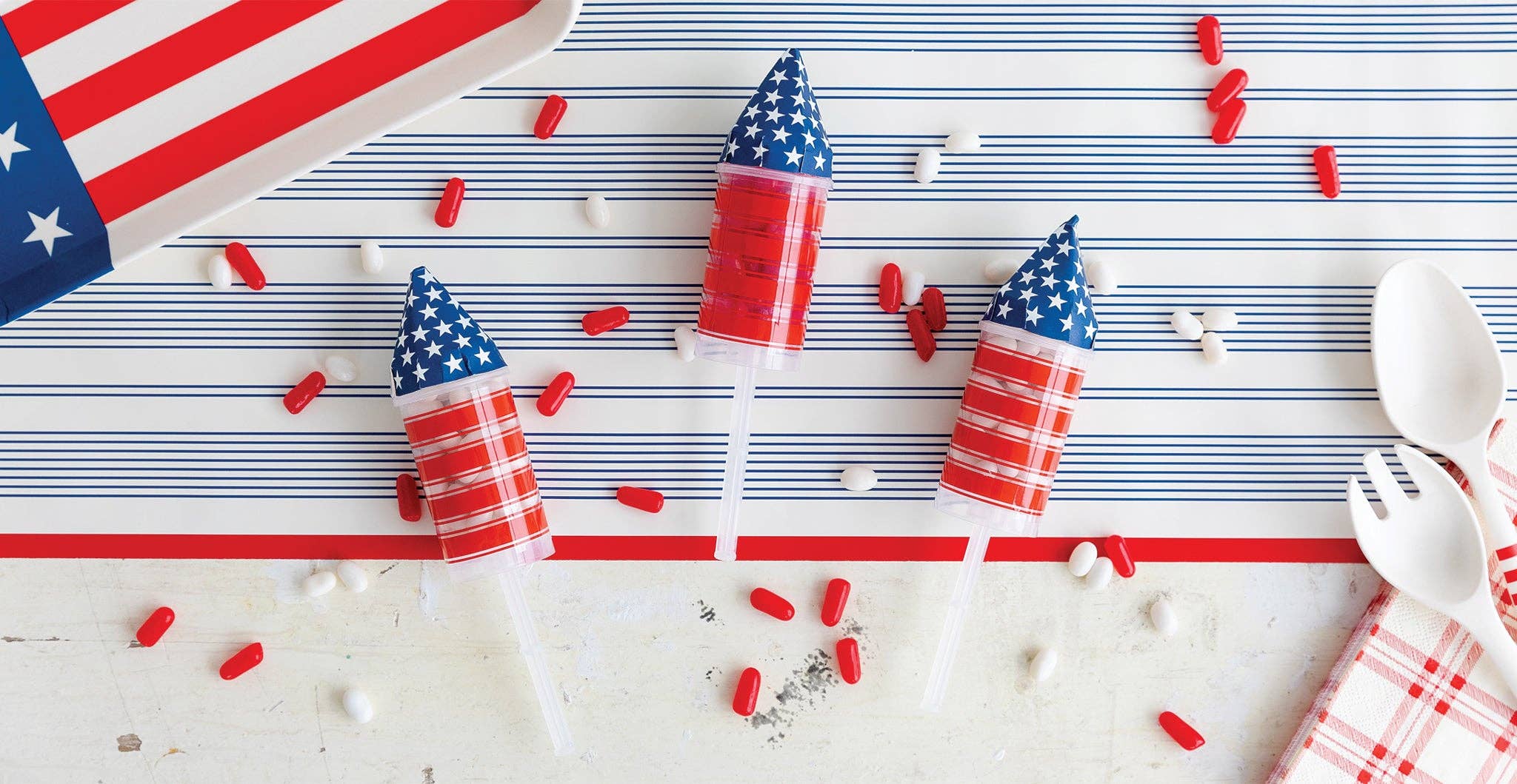 Rocket Treat Popsicle Poppers