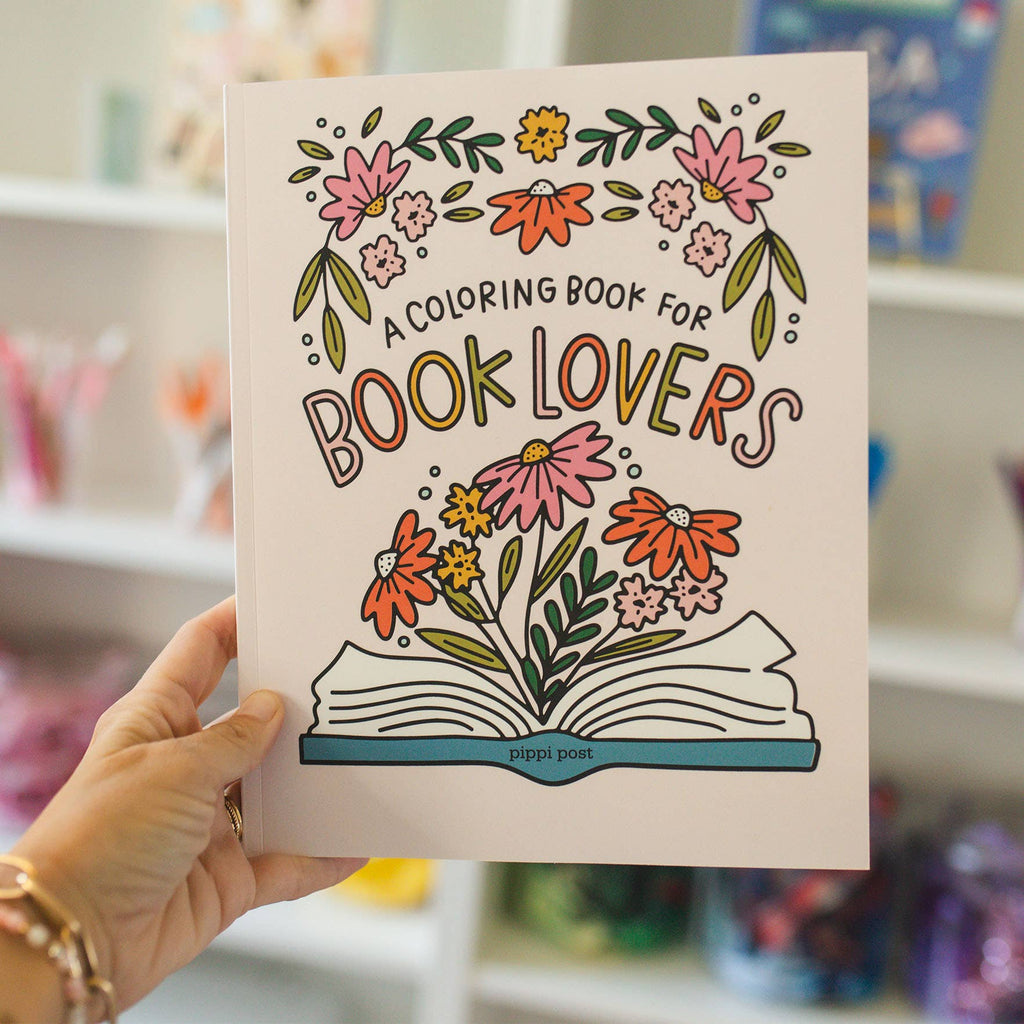 A Coloring Book For Book Lovers