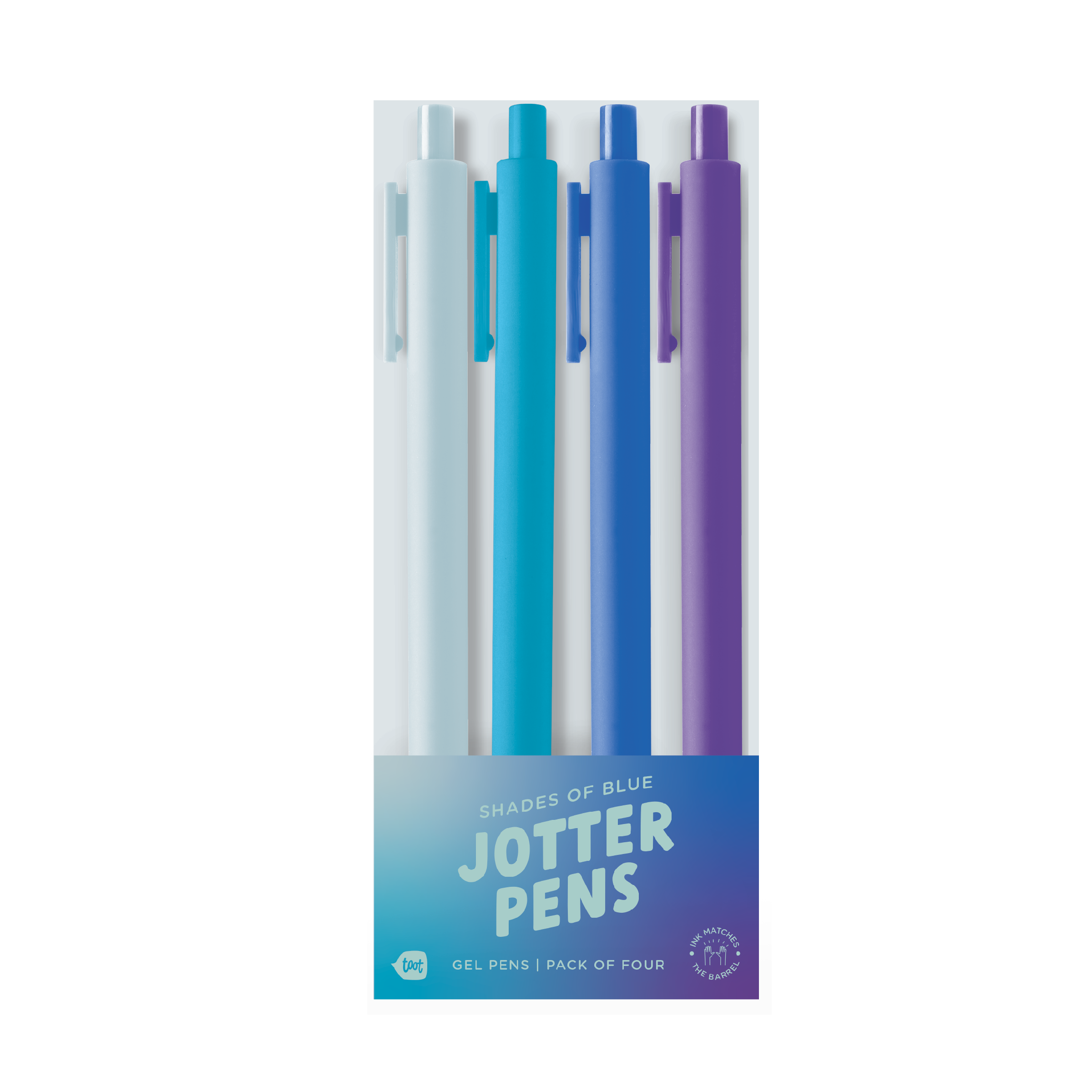 GRADIENT BLUES Jotter Pen Set