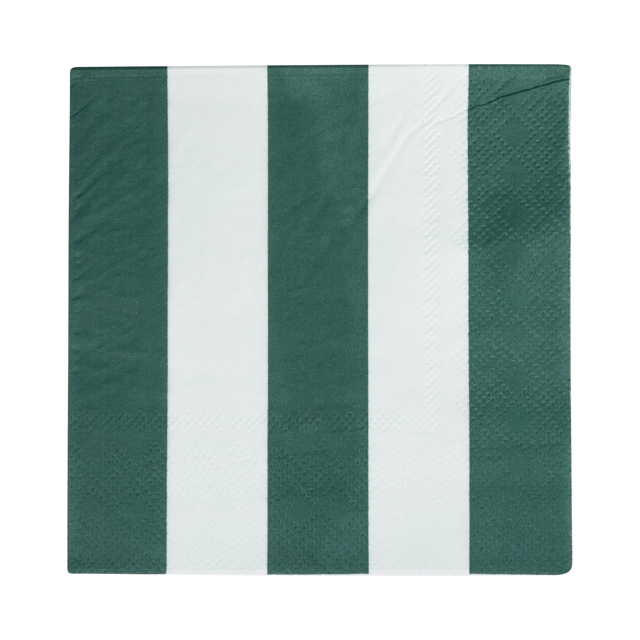 Red & Pink / Green & Mint Striped Cocktail Napkins