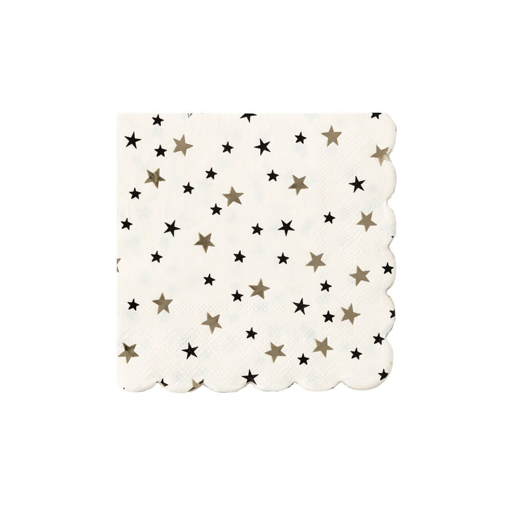 black-gold-star-paper-cocktail-napkins-halloween-new-years-eve-witches-wizards