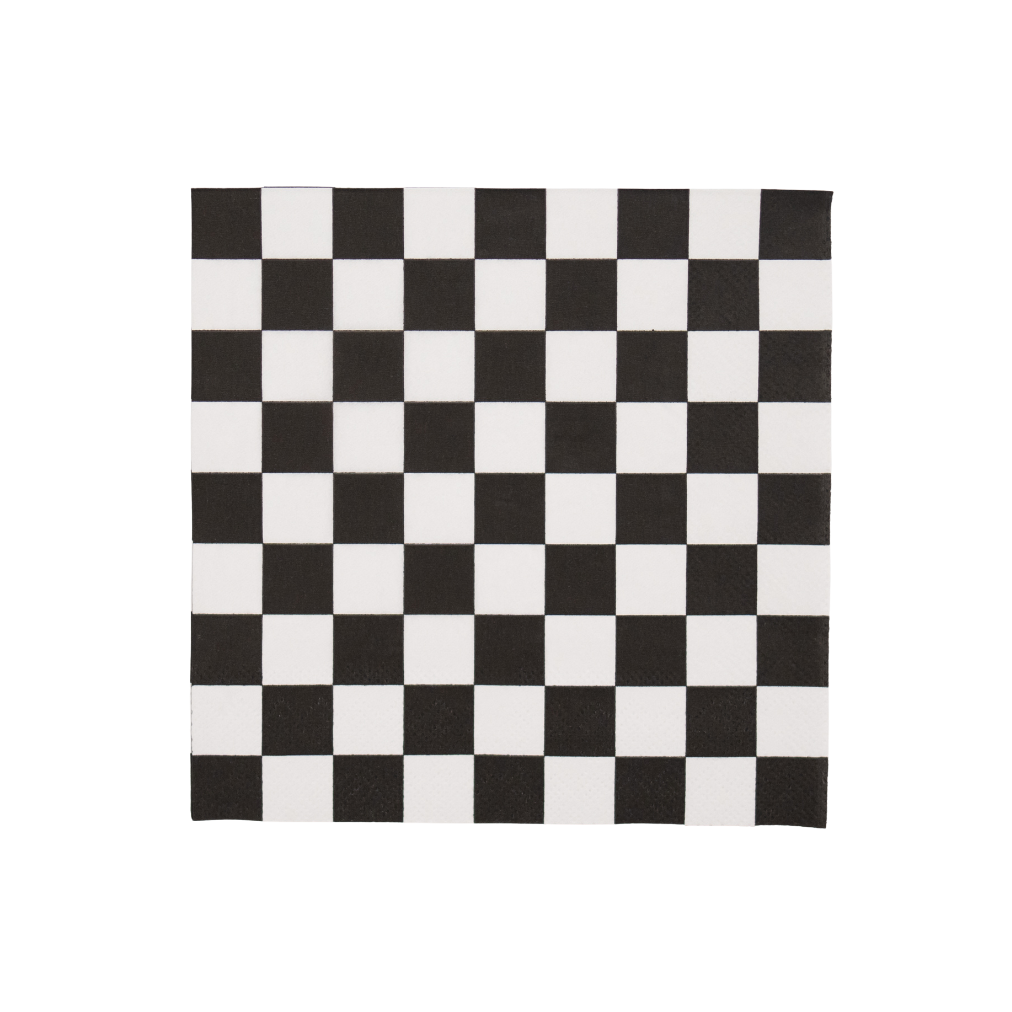 Black & White Signature Checkered Large Napkins