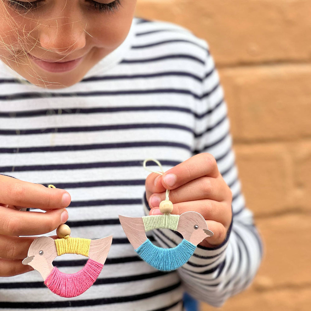 Make Your Own Flying Bird Ornaments