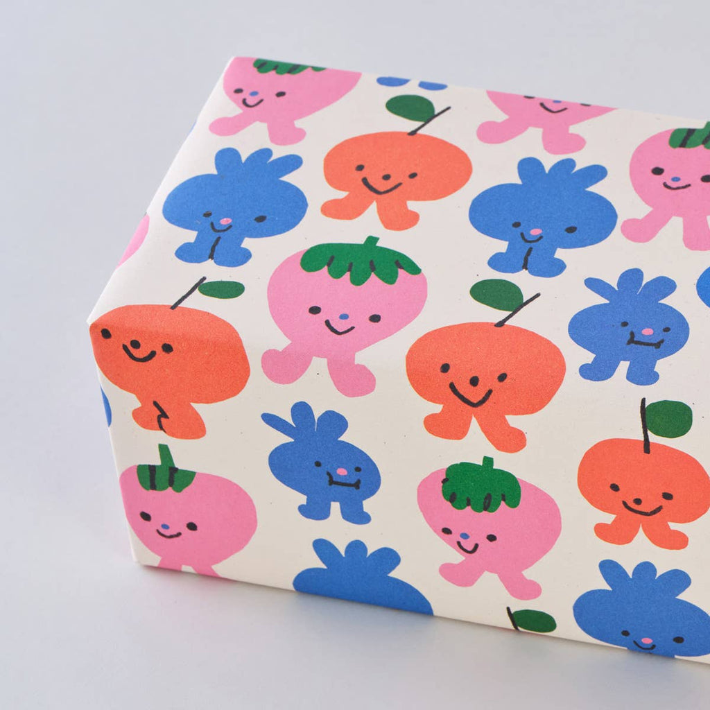 'Birthday Fruits' Gift Wrap Sheet