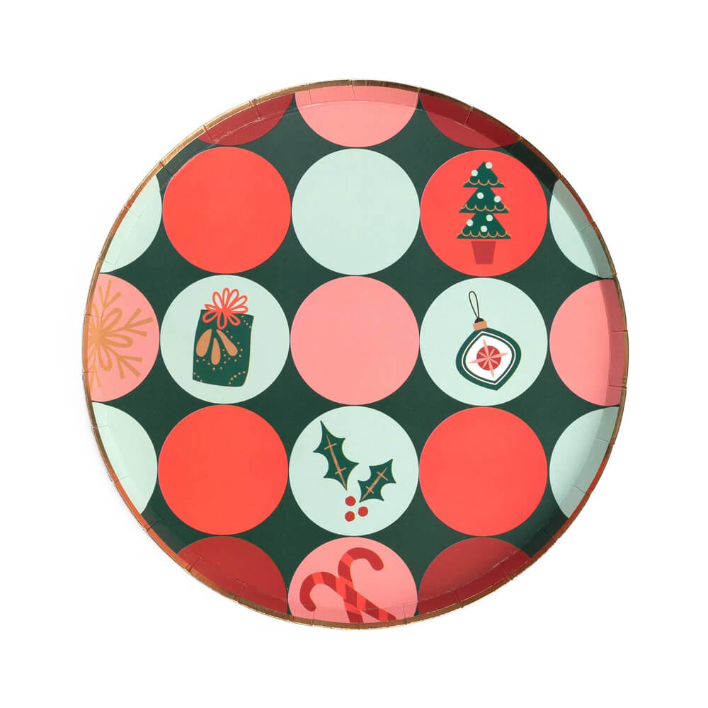 christmas-party-dessert-paper-plates-mod-retro-gatherings-curated-paperie