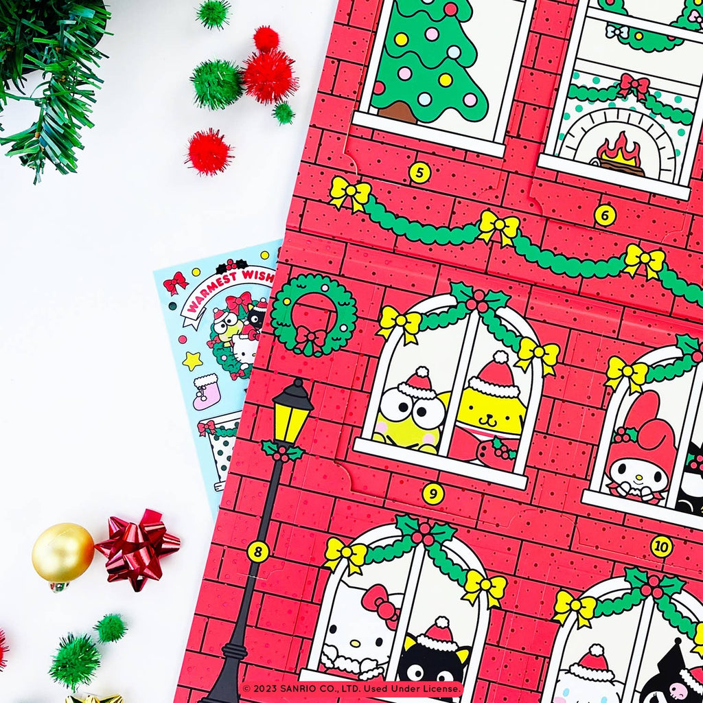 Hello Kitty & Friends Christmas Sticker Countdown Advent Calendar