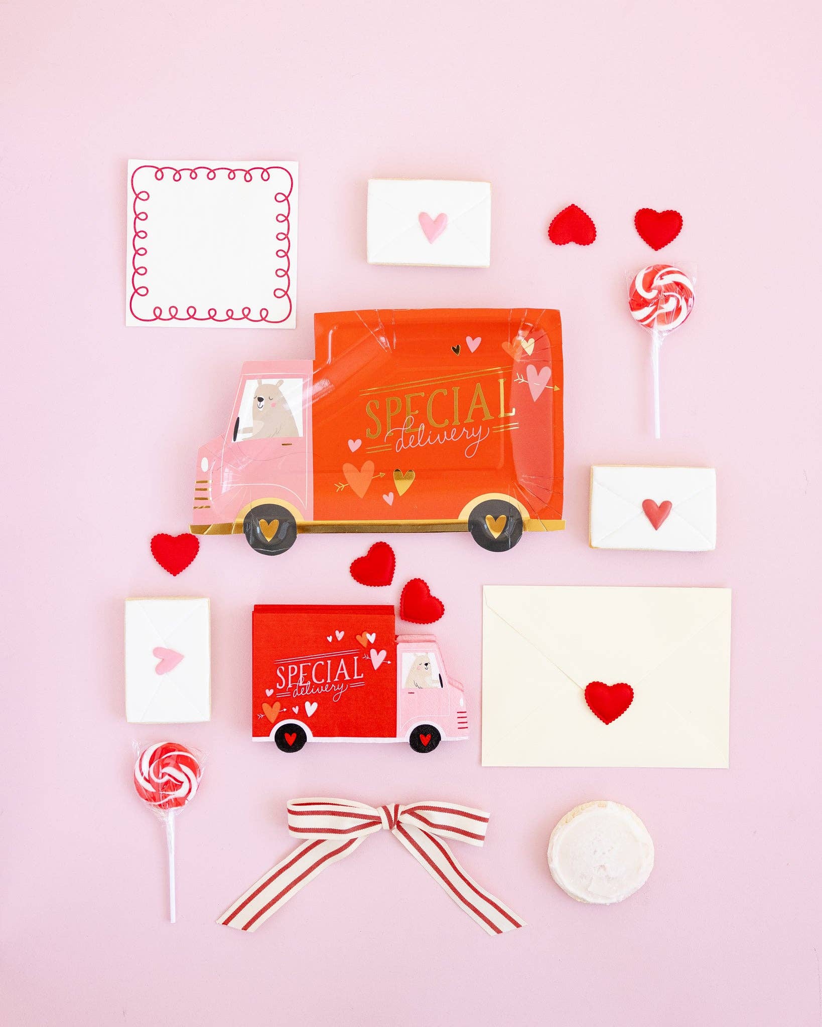 Special Delivery Truck Valentine’s Day Plates