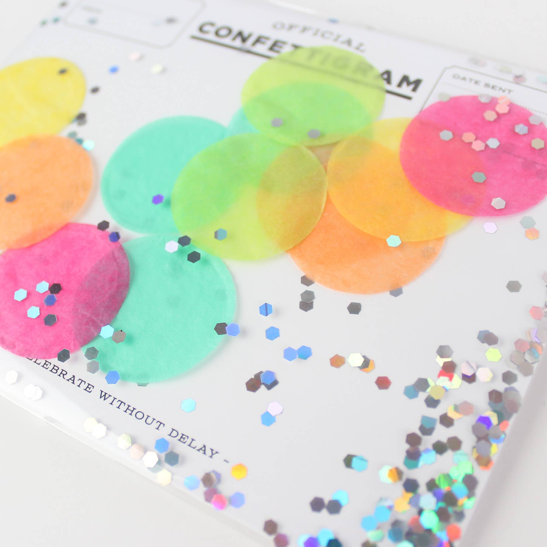 Disco Confettigram Greeting Card