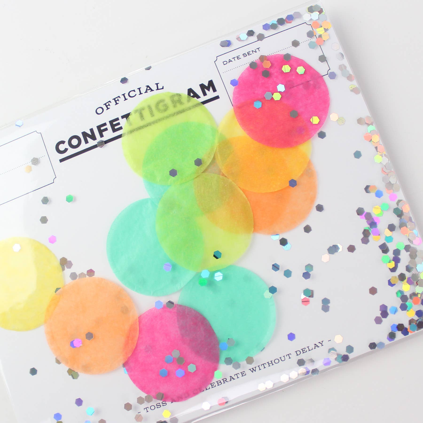 Disco Confettigram Greeting Card