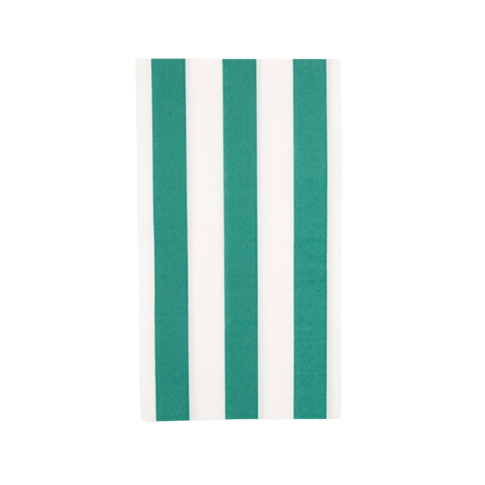 Emerald Green Cabana Stripe Guest Towel Napkins - bubblegum market