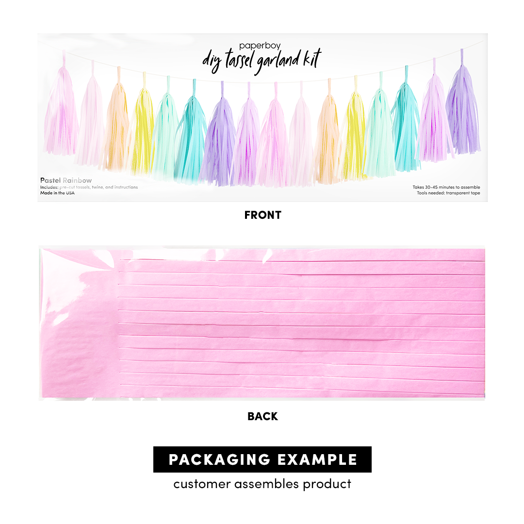 Pink Party Tassel Garland Kit