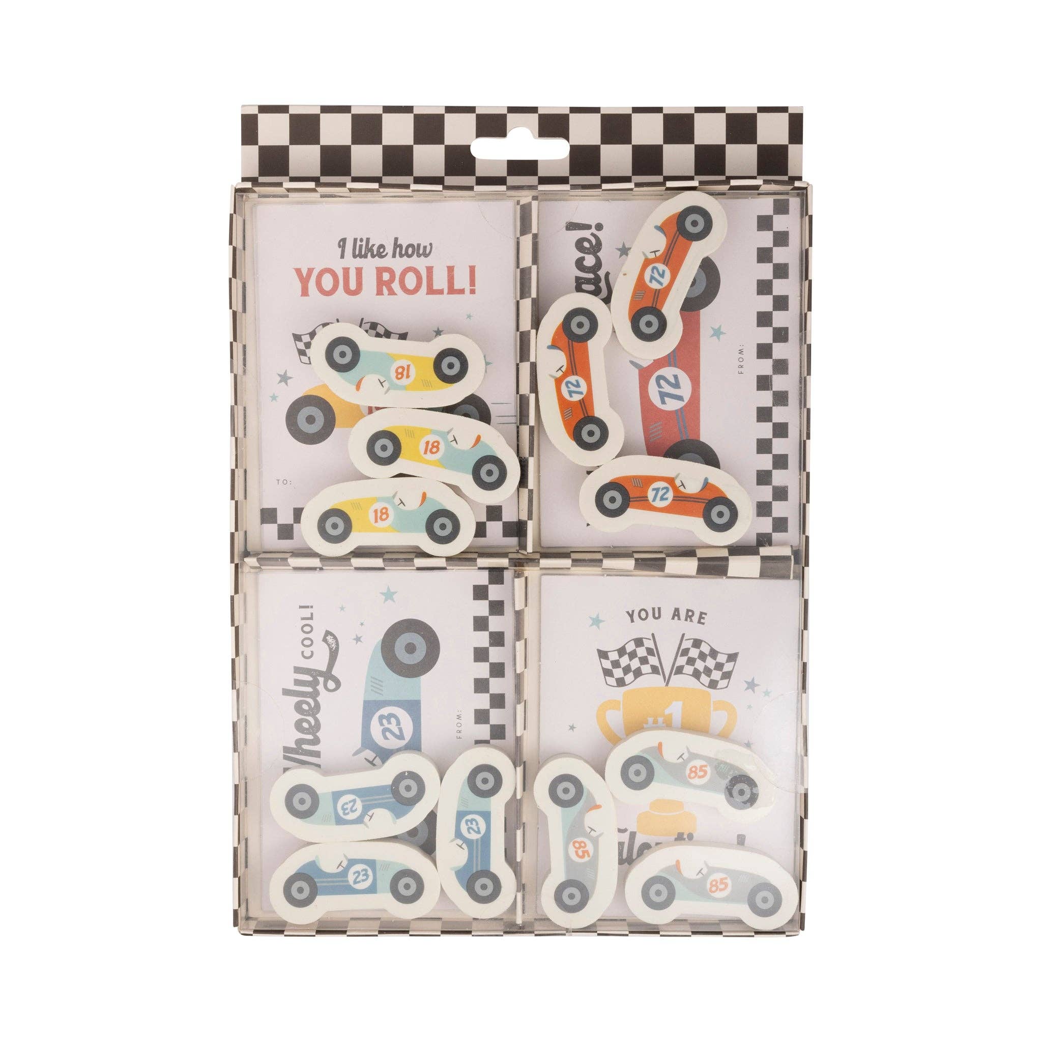 Race Car Classroom Valentine Cards (12ct)