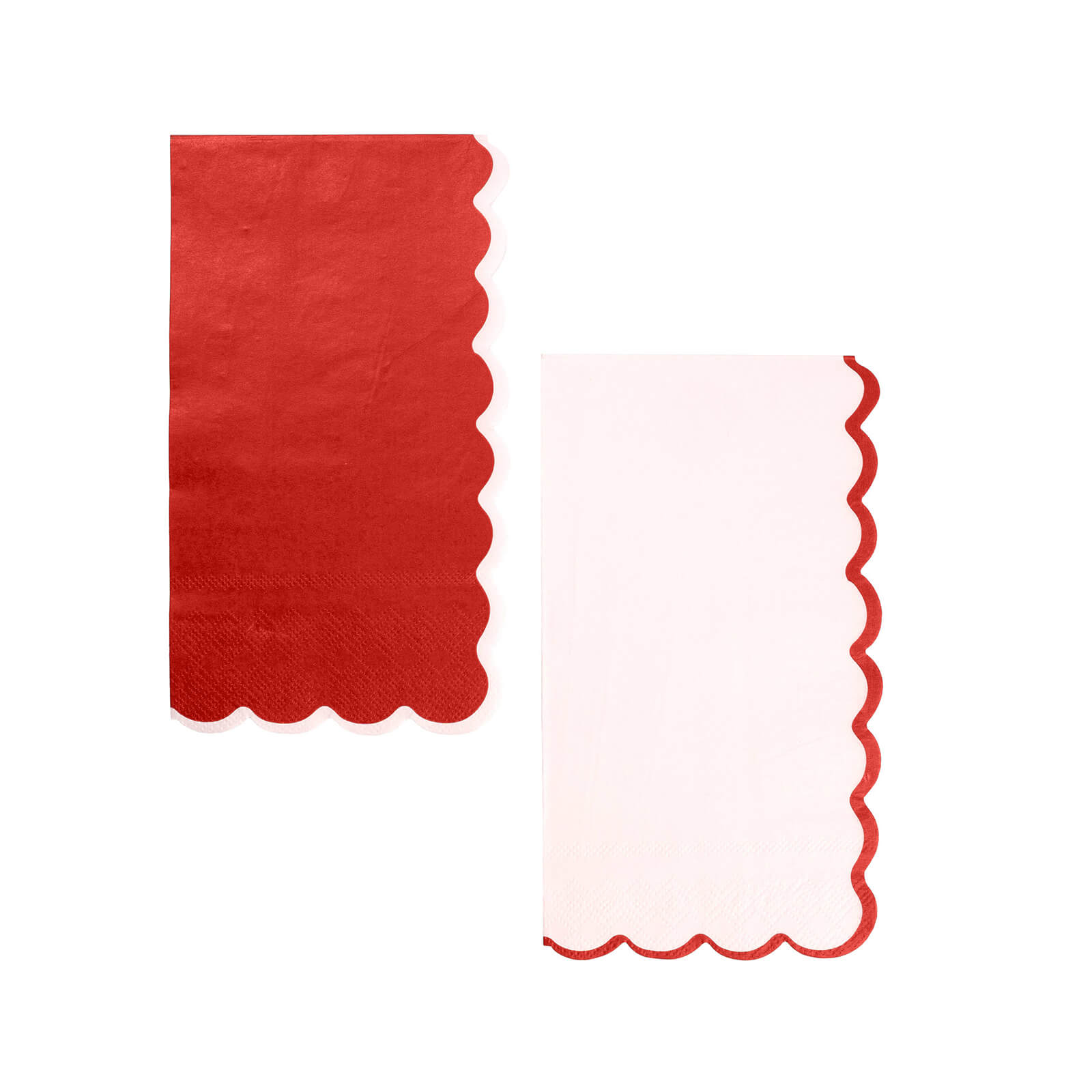 from-the-heart-scallop-guest-towels-pink-and-red-napkins