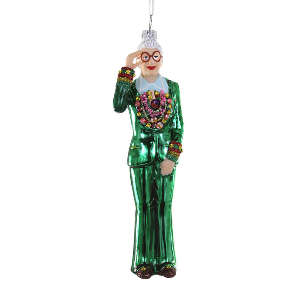 iris-apfel-fashion-icon-green-suit-ornament-cody-foster-christmas-standing-figure