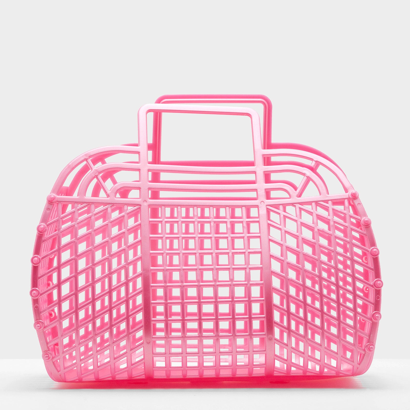 Large Pink Jelly Basket