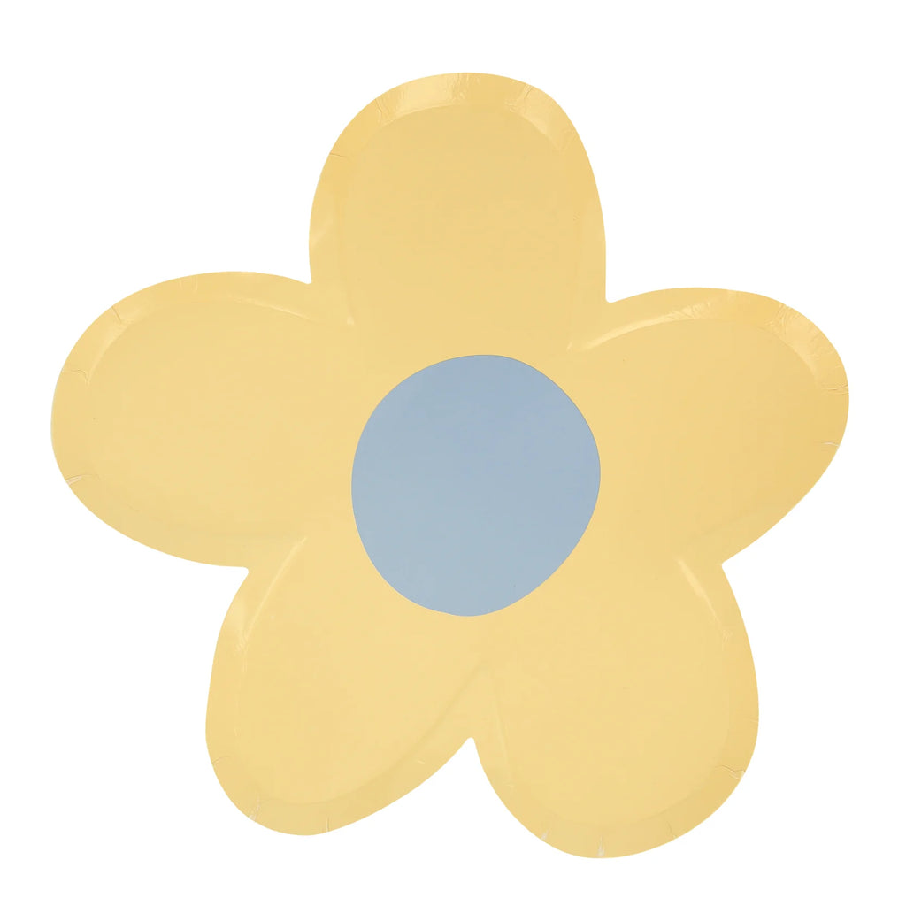 Meri Meri Party Daisy Shaped Plates 9.25"