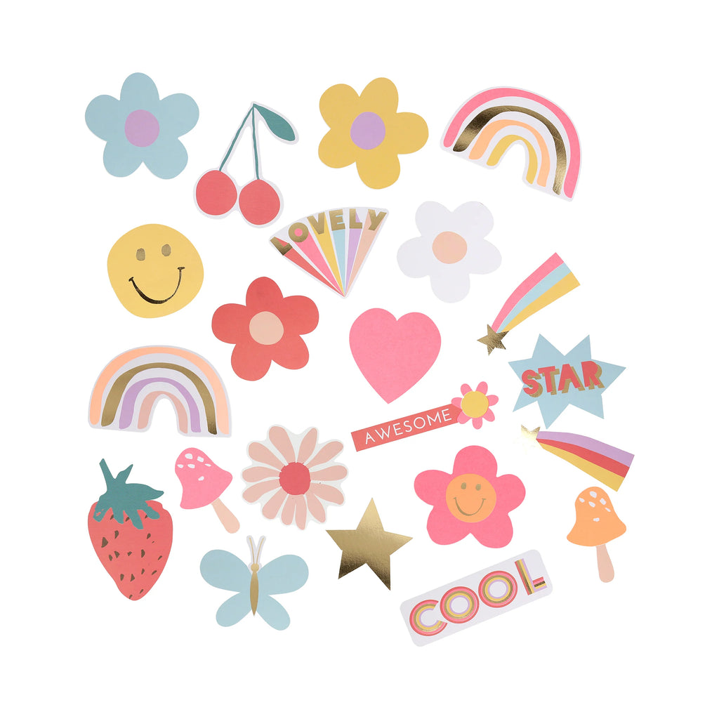 Meri Meri Party Happy Icons Shaped Stickers Box