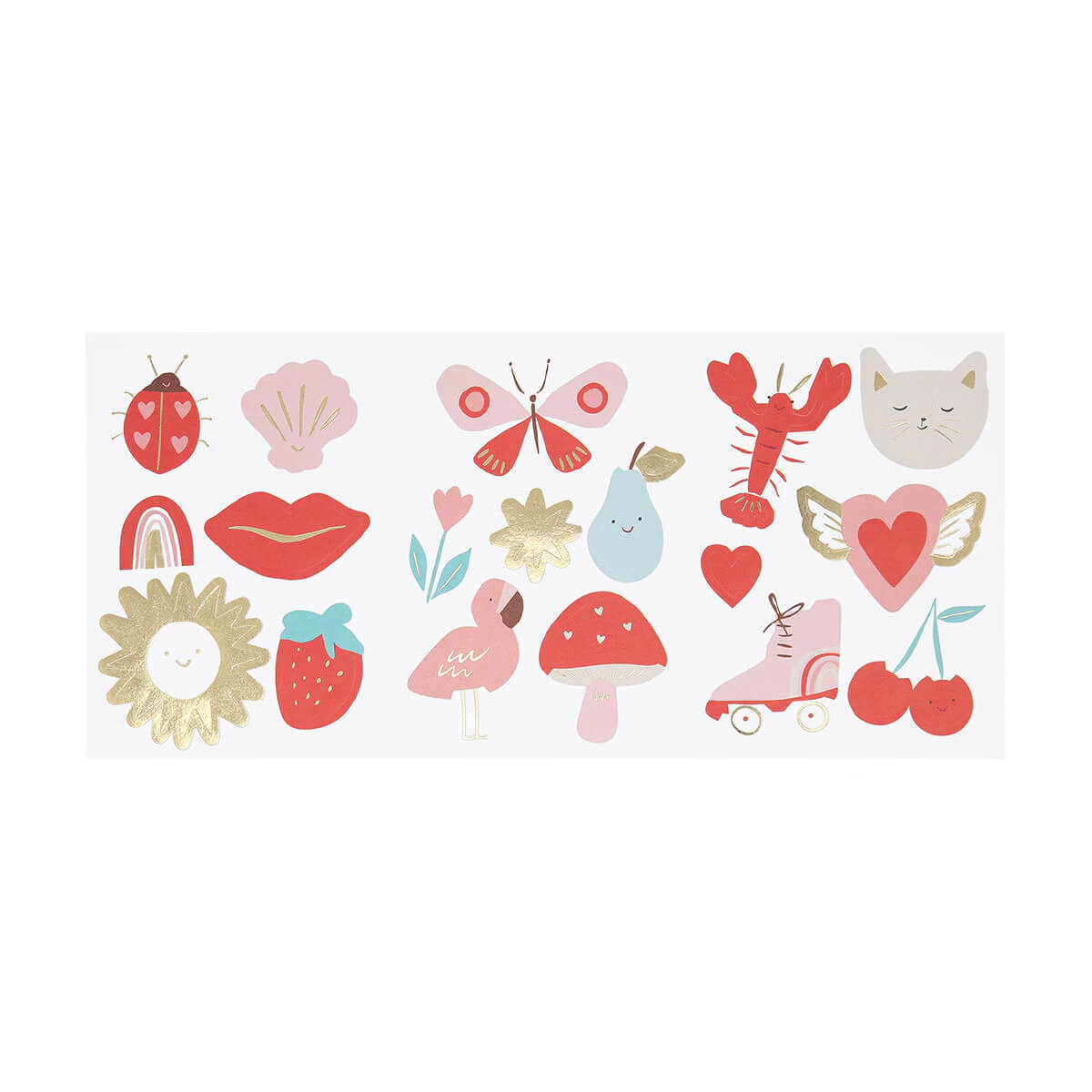 Meri Meri Party Icon Valentine Cards & Stickers Set (24ct)