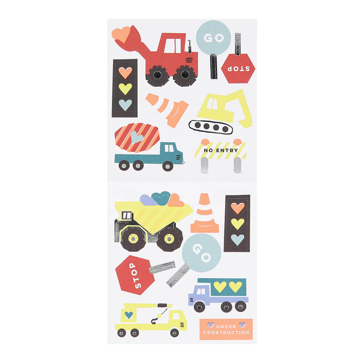 Meri Meri Party Truck Valentine Cards & Stickers Set (24ct)