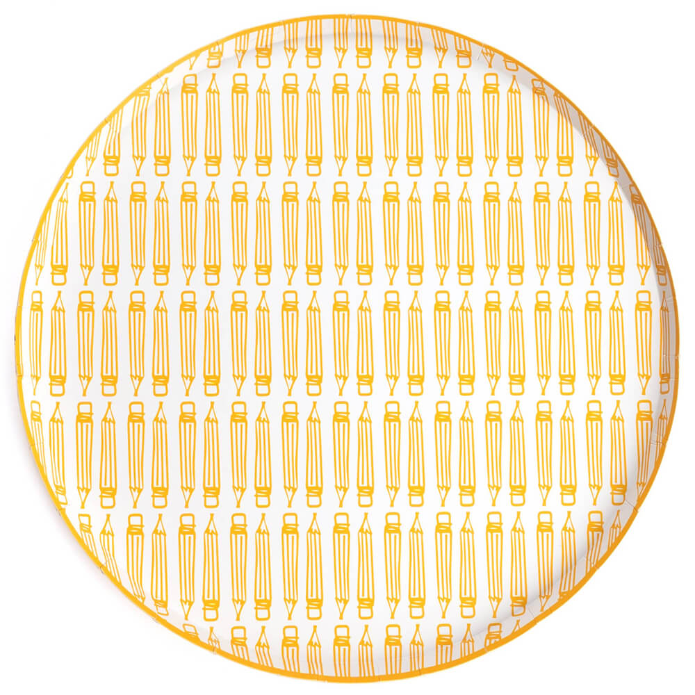 no-2-pencil-paper-plates-back-to-school-gatherings-curated-paperie