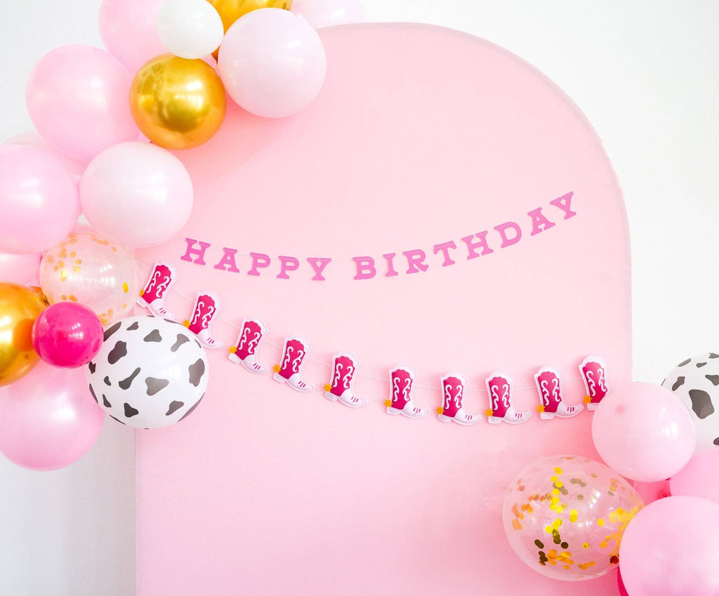 pink-cowgirl-boot-happy-birthday-banner-set-styled