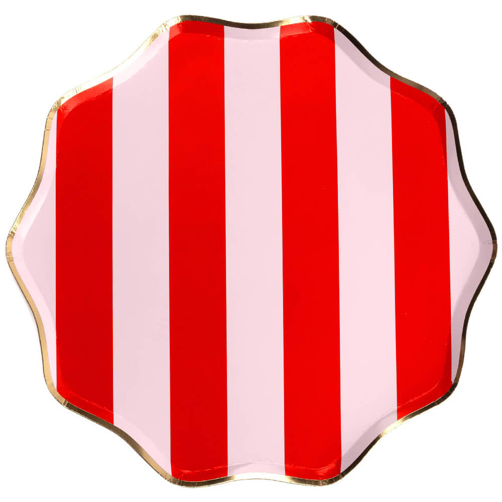 red-pink-holiday-stripes-paper-dinner-plates-christmas-gatherings-curated-paperie