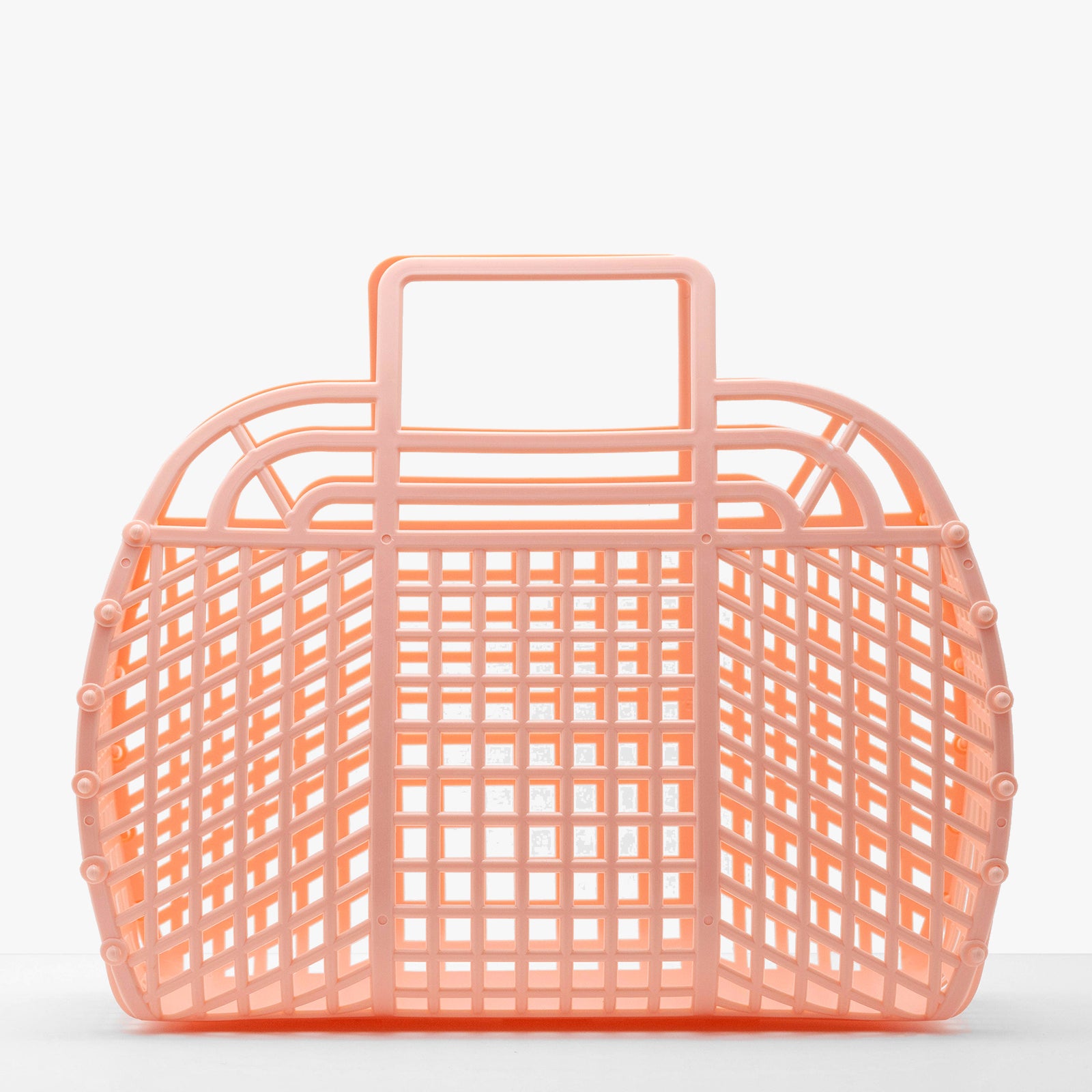 Large Peach Jelly Basket