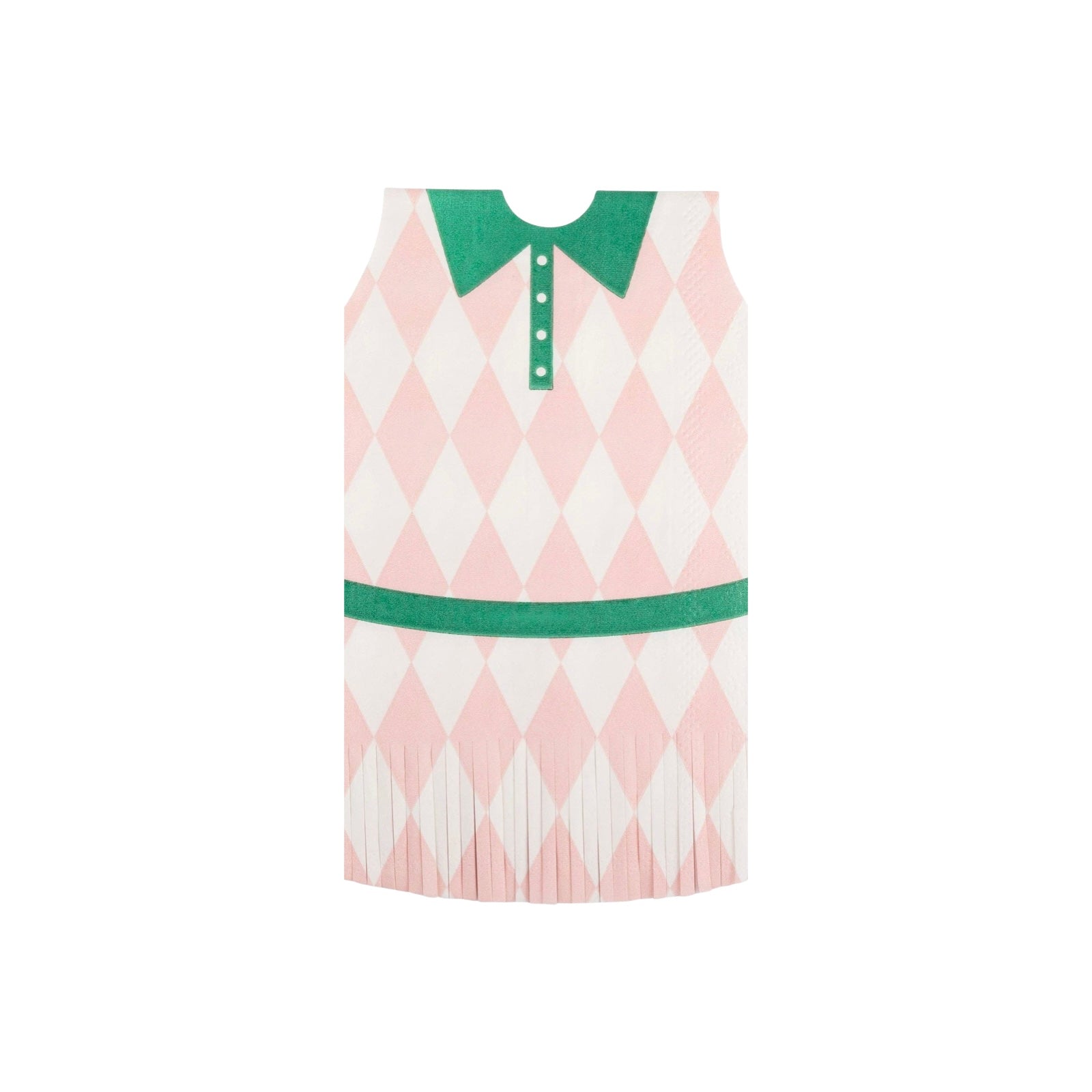 Tennis Dress Fringed Napkin Set - bubblegum market