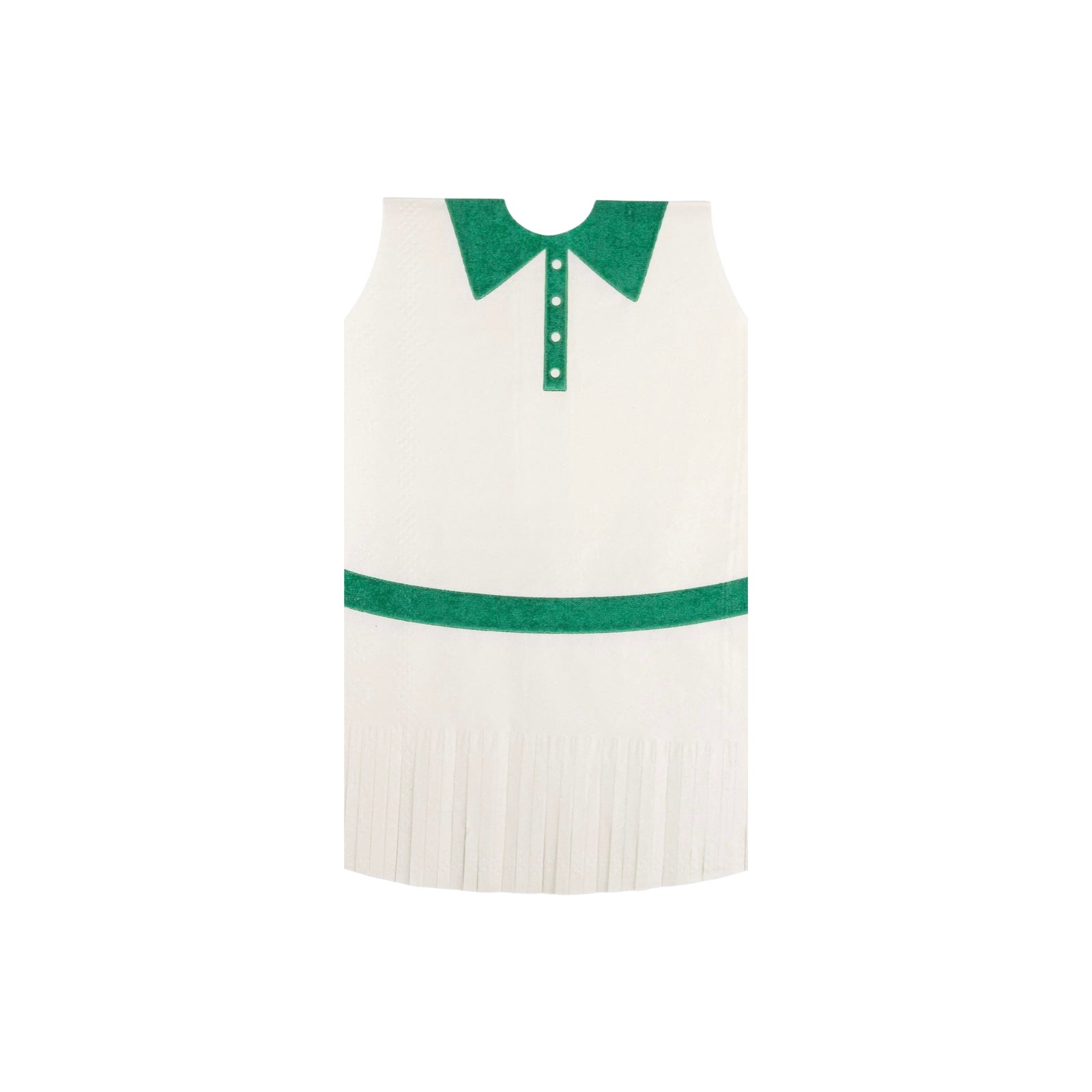 Tennis Dress Fringed Napkin Set - bubblegum market