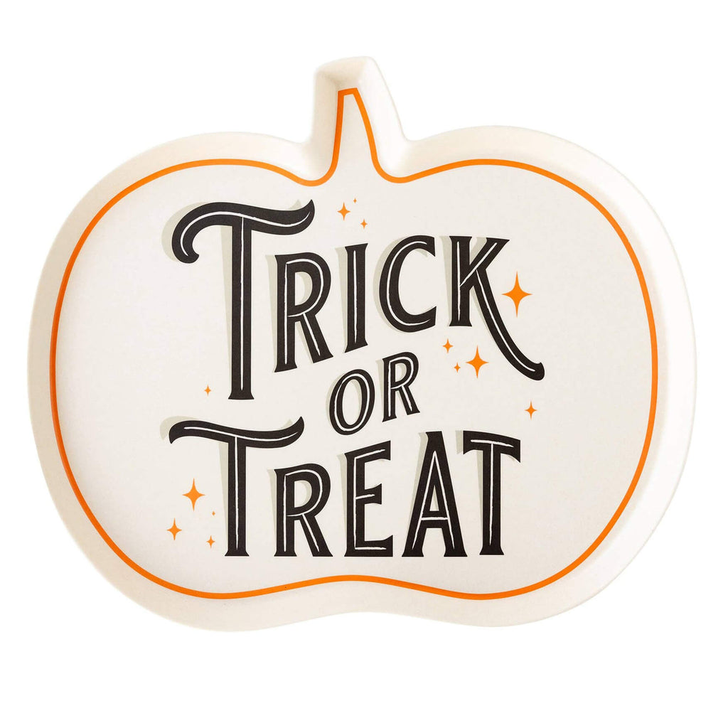 trick-or-treat-pumpkin-shaped-bamboo-plate-orange-and-black