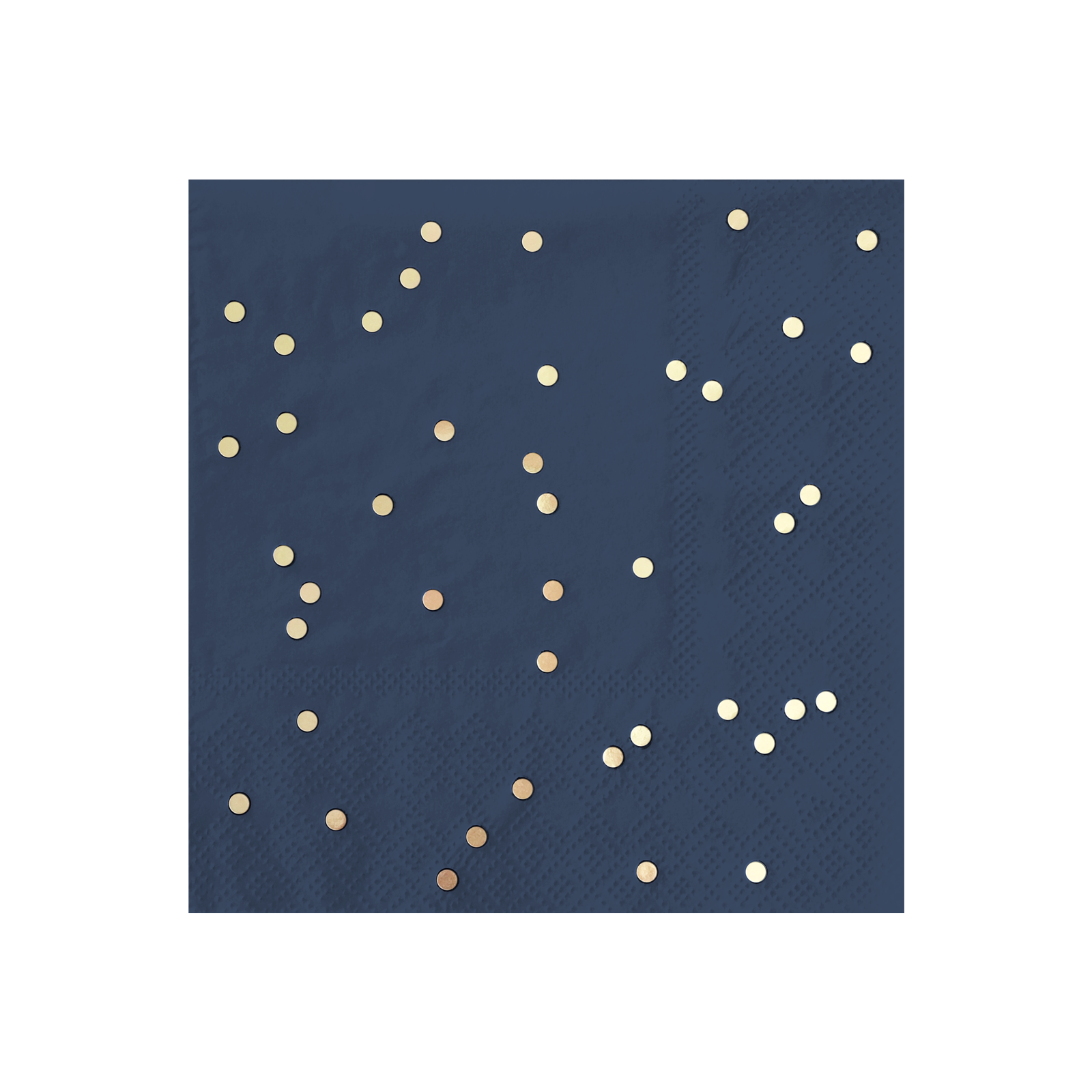 Navy & Gold Confetti Napkins