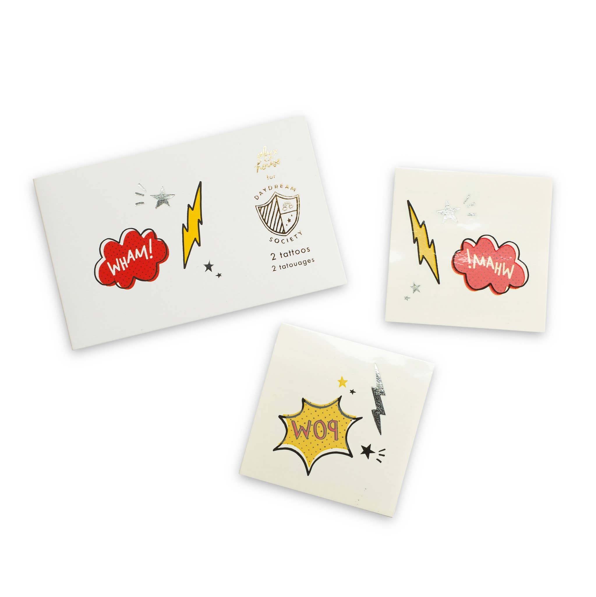 Superhero Temporary Tattoos