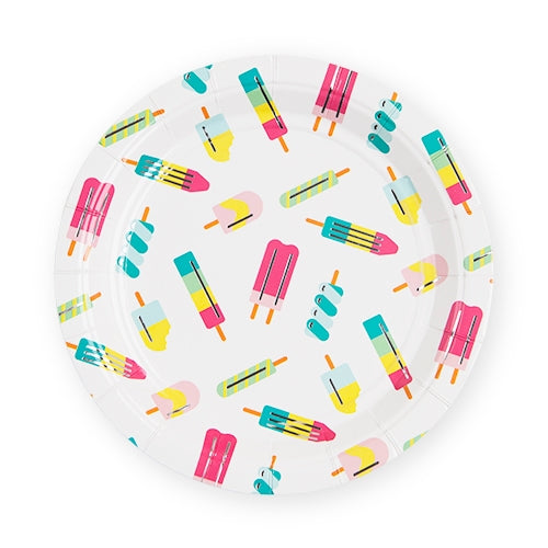 Ice Lolly Paper Plate 7in