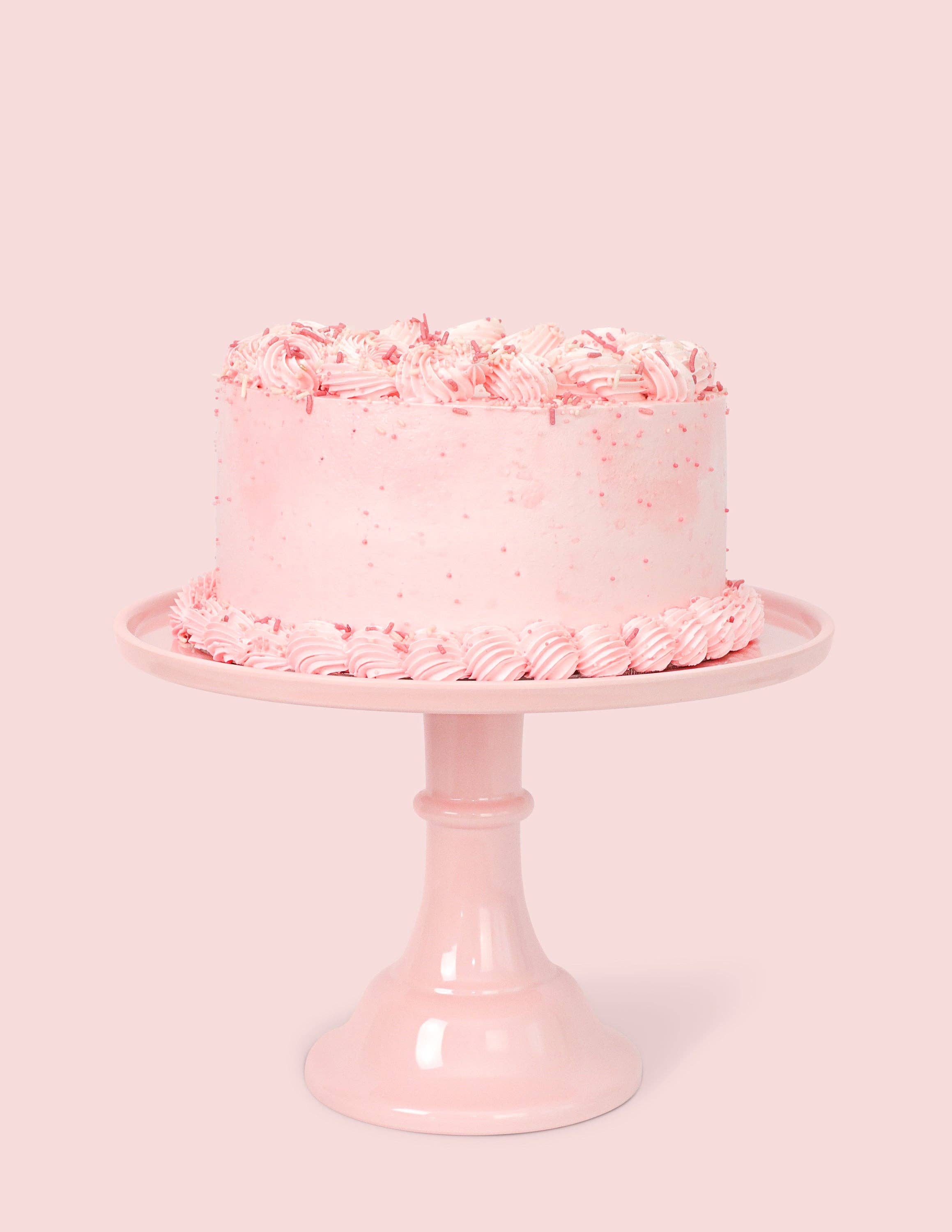 Peony Pink Melamine Cake Stand