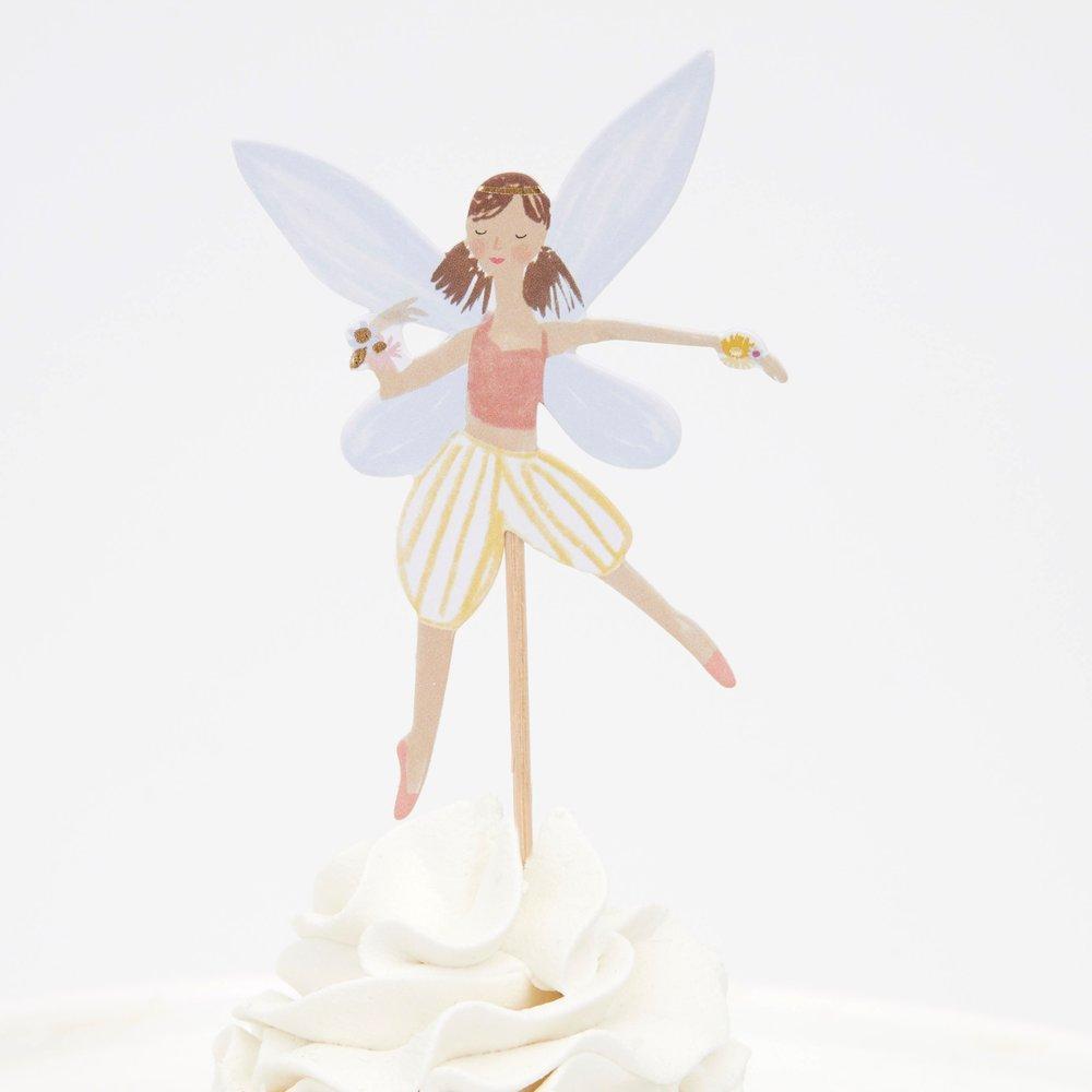 Meri-Meri-Party-Fairy-Cupcake-Topper-Brunette-With-Yellow-Pants