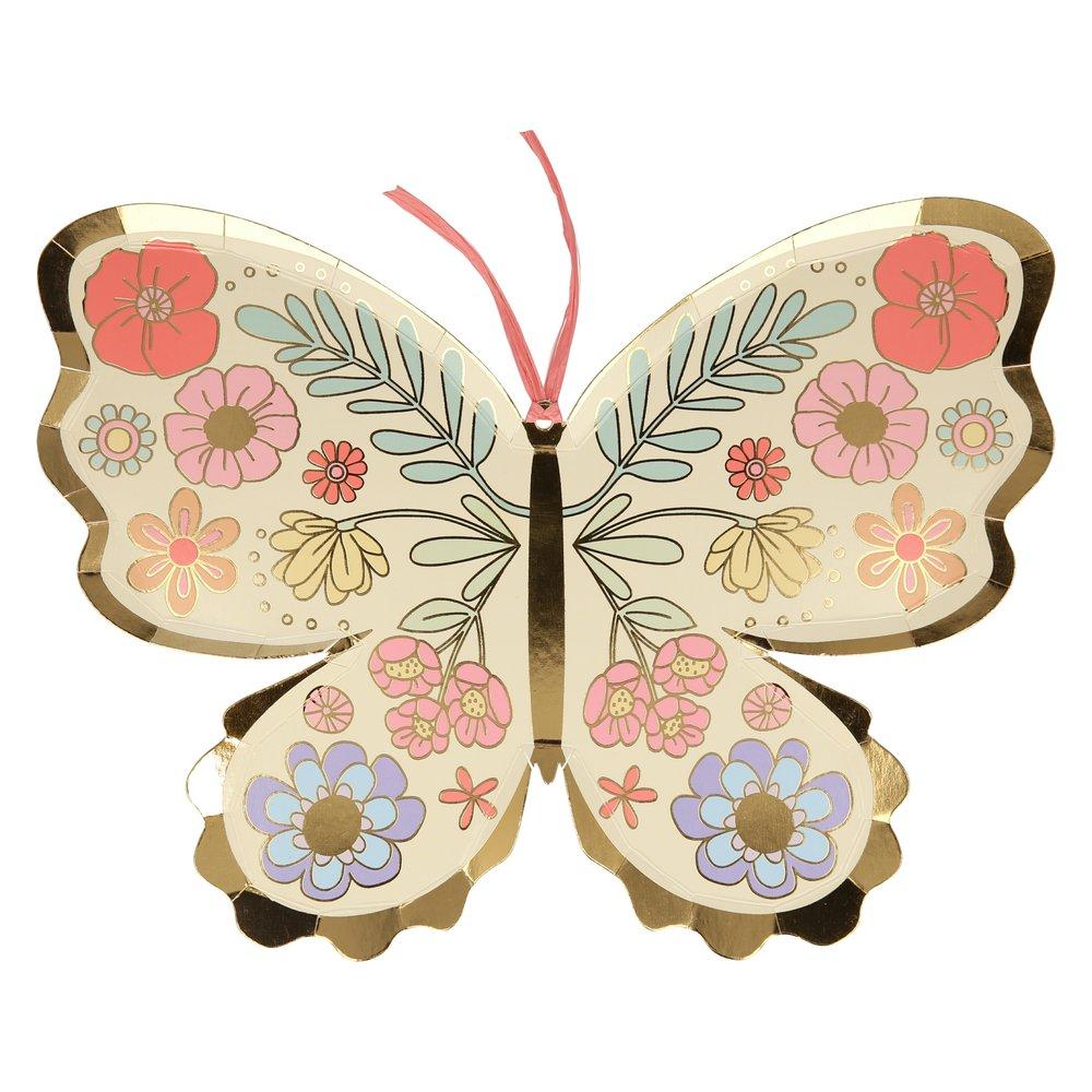 Meri-Meri-Party-Floral-Butterfly-Plates