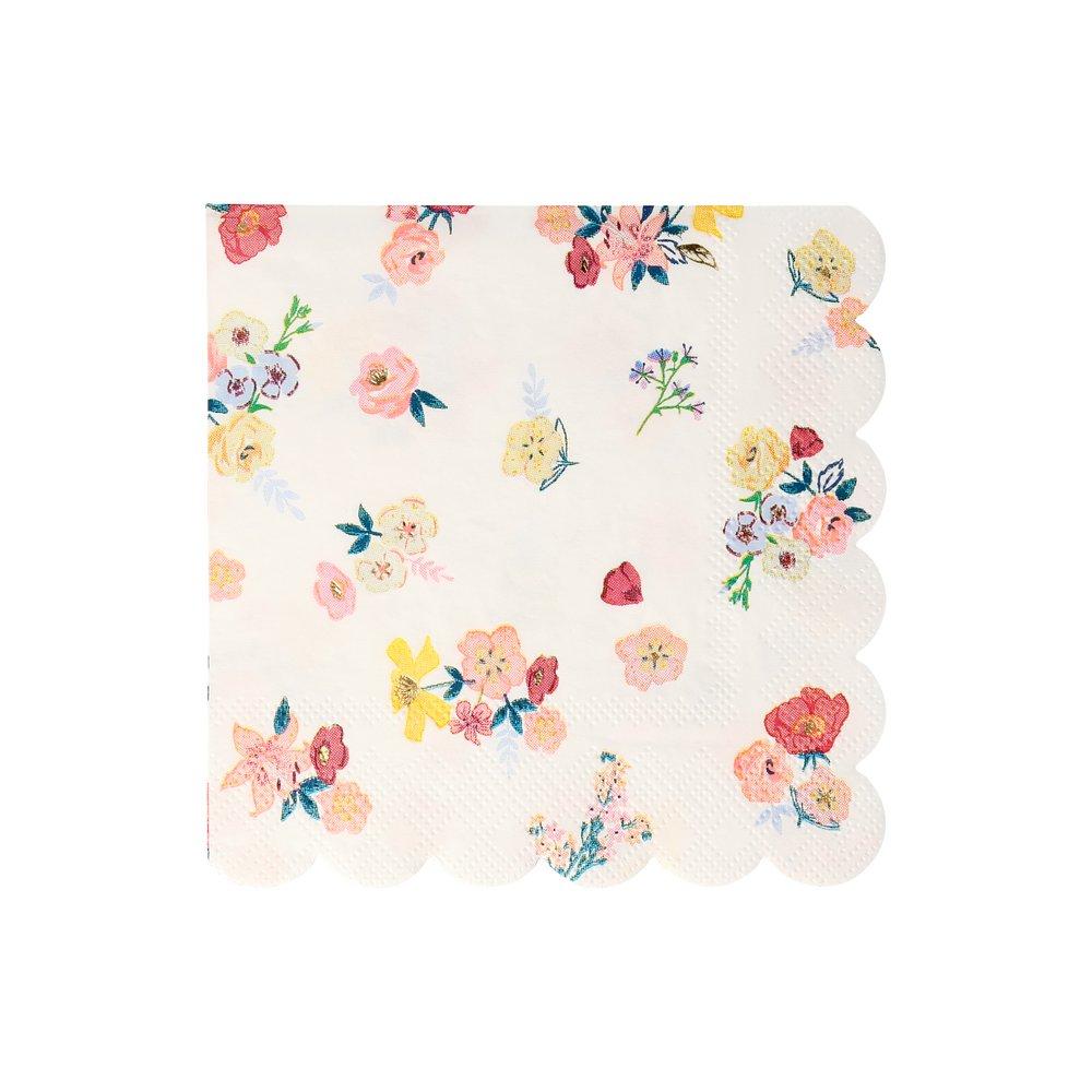 Meri-Meri-Party-Floral-English-Garden-Large-Dinner-Napkins-Spaced-Flower-Pattern