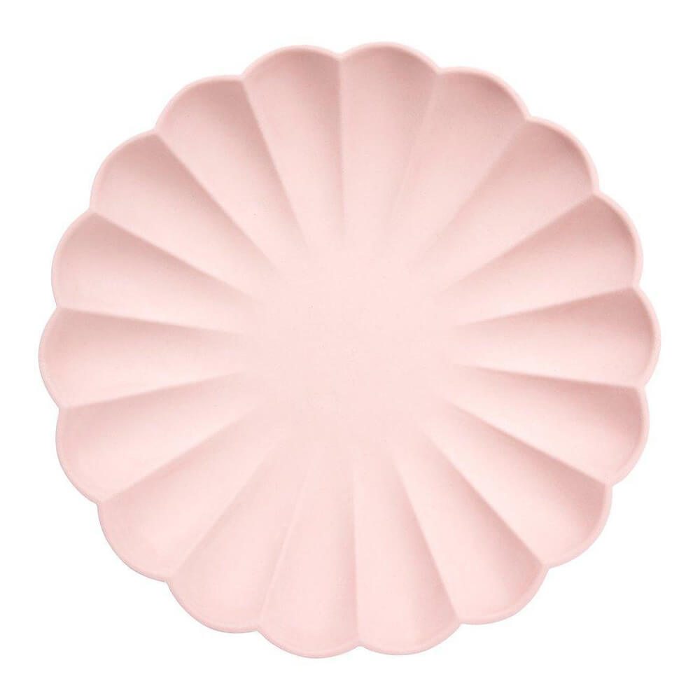 Meri Meri Party Candy Pink Compostable Large Plates 9.5"