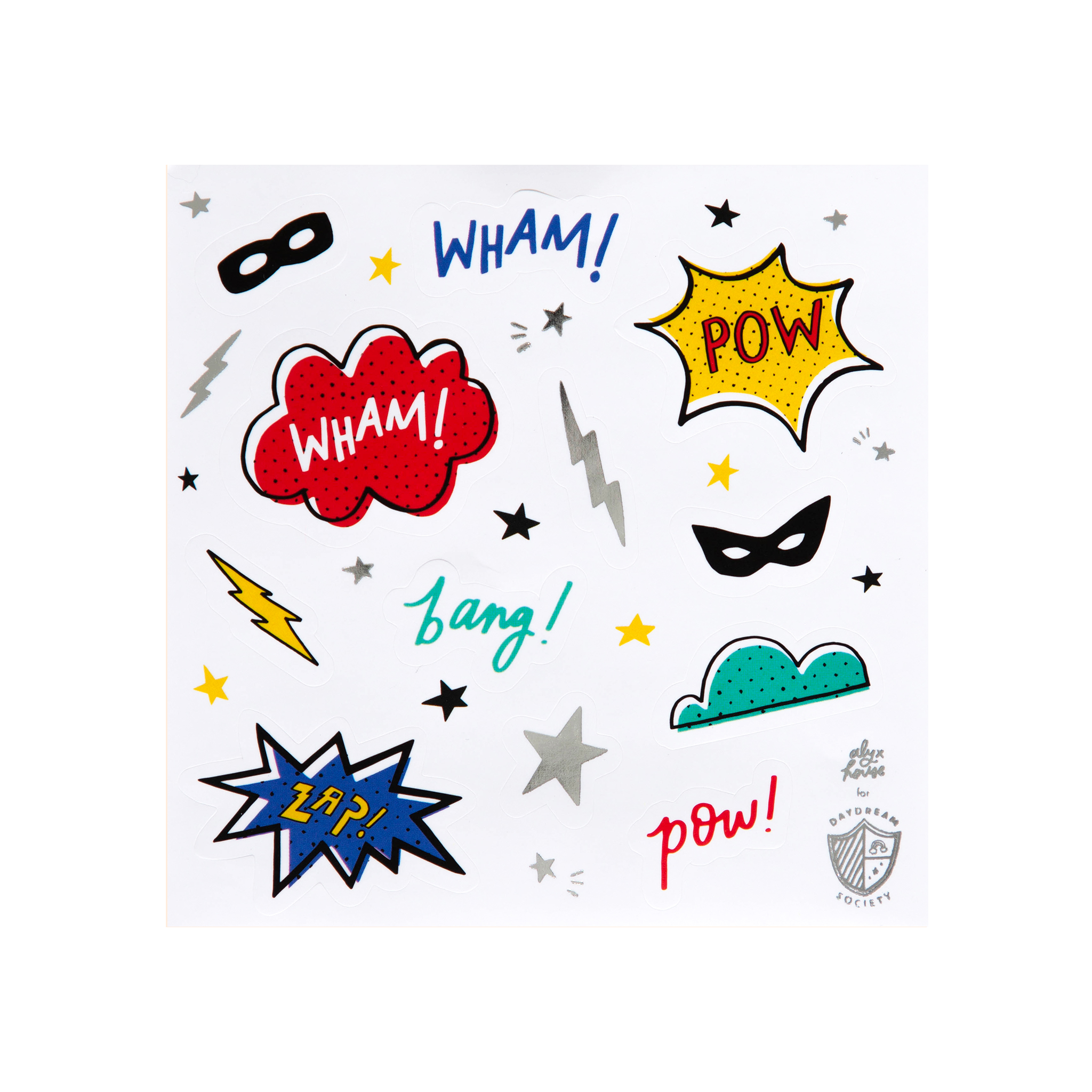 Superhero Sticker Sheets (4pk)