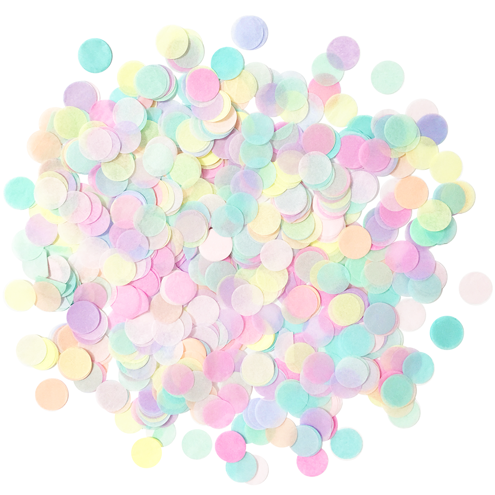 Pastel Rainbow Confetti