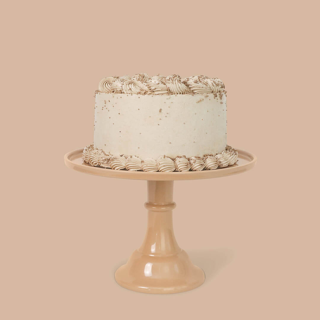 melamine-cake-stand-latte-light-brown-taupe-neutral-joyeux-company