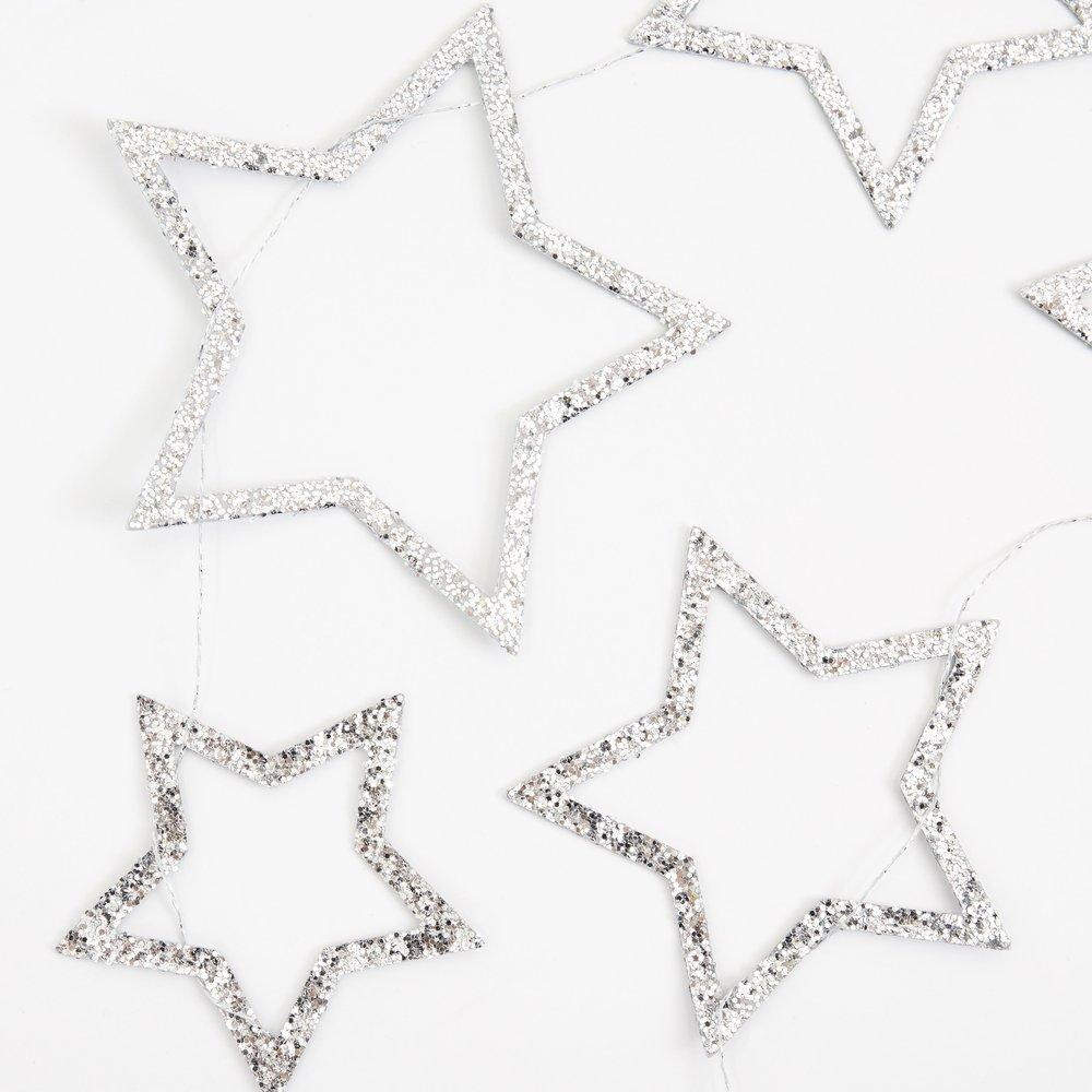 Meri Meri - Silver Iridescent Tinsel Fringe Garland