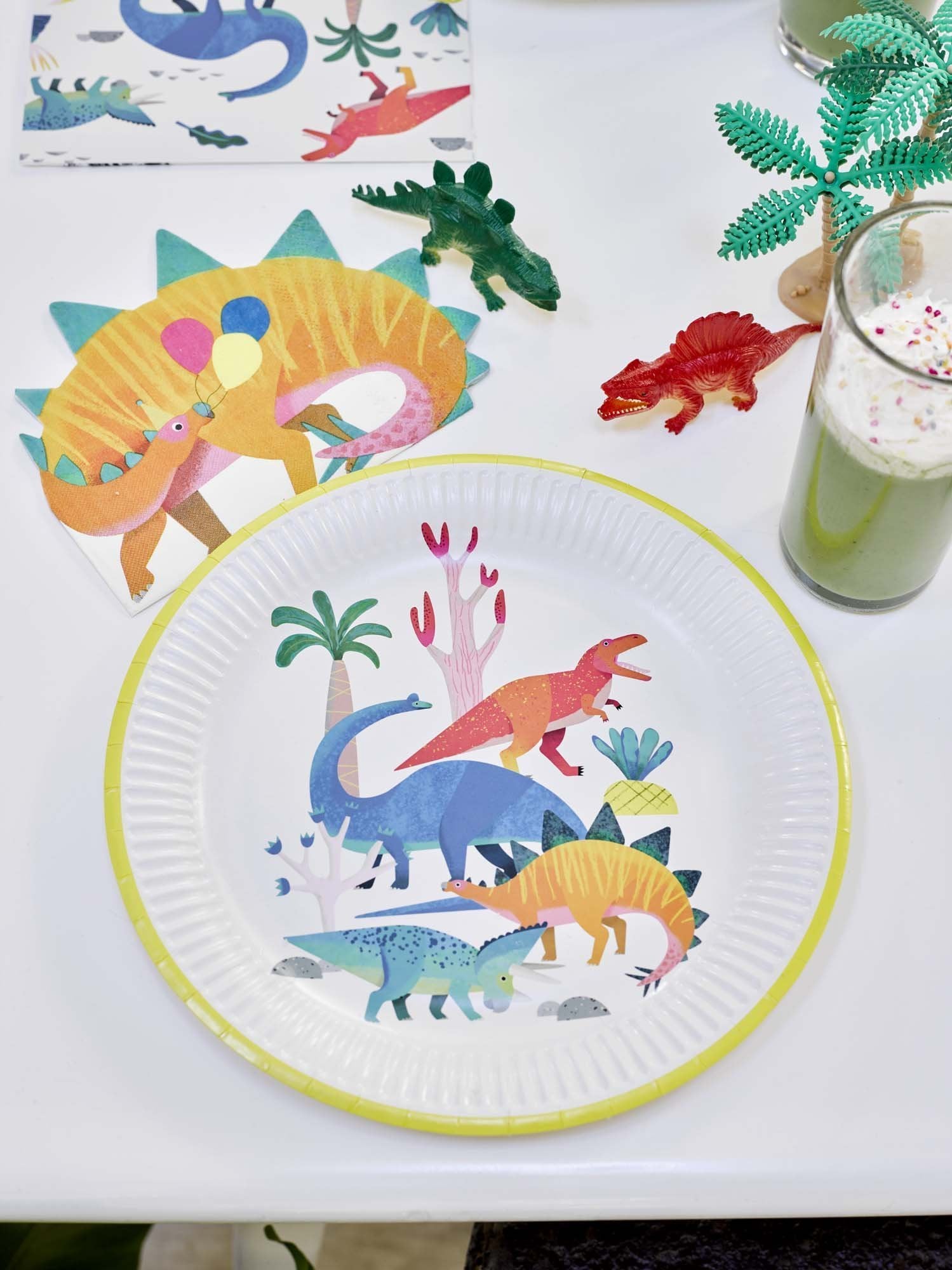 Dinosaur-Shaped Party Napkins