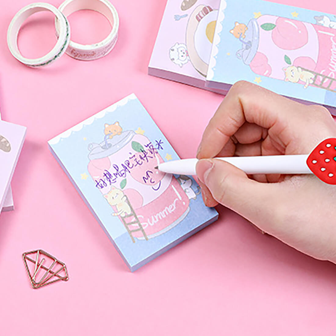       peach-soda-pop-kawaii-sticky-notes-memo-pad-korean-stationery