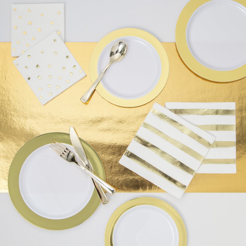 Metallic Gold Table Runner